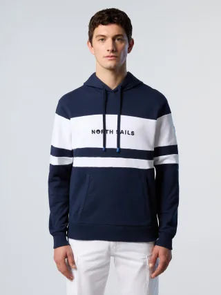 North Sails Kapuzenpullover Streifen vorne