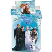 Disney Frozen Kinderbettwäsche Bettwäsche-Set – Kuschelige Kinderbettwäsche 100x135 cm & 40x60 cm