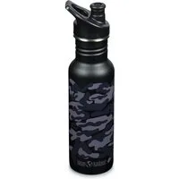 Klean Kanteen Trinkflasche Klean Kanteen Trinfklasche 532ml Classic Narrow (Sport Cap) Black Camo