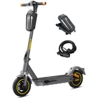 EVERCROSS TECH E-Scooter mit Straßenzulassung (ABE), 10" Runflat Reifen, Blinker, mit APP, 15,6AH Akku, 80KM/150KM, Handtasche, LED-Display