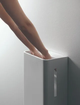 TOTO elektronischer Händetrockner, 300 x 186 x 550 mm , 230V Aufputz, TYC424W TYC424W