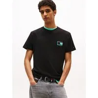 Tommy Jeans T-Shirt TJM SLIM POP COLOR FLAG TEE EXT Mit Rundhalsausschnitt
