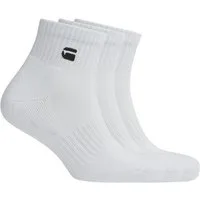 G-STAR Kurzsocken WICK, 3 PACK ANKLE SPORTS SOCKS (Packung, 3-Paar) mit Logostickerei
