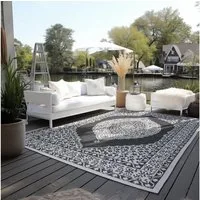 ELLE DECORATION Teppich Meekly Wendeteppich, rechteckig, Höhe: 5 mm, Flachgewebe, In-& Outdoor, Modern, beidseitig, Balkon, Wohnzimmer