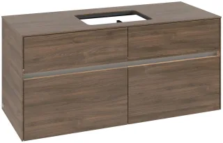 Villeroy & Boch Waschtischunterschrank Collaro C112B0 1200x548x500mm mit Beleuchtung Arizona Oak C112B0VH