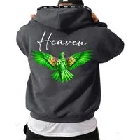 RMK Hoodie Herren Kapuzenpullover Pullover Pulli Langarmshirt Heaven mit Kapuze und 2 Taschen