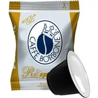 Caffè Borbone Kaffee Caffè Borbone Respresso, Gold-Kaffeemischung - 100 Kapseln, 1 x (Kompatibel mit Nespresso®* Haushalts-Espressomaschinen)