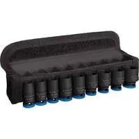 PRO Impact Steckschlüsseleinsatz-Set 1/4", 9-teilig schwarz, Standard