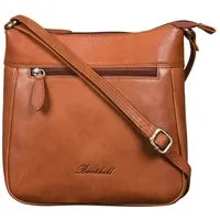 Benthill Umhängetasche Damen Echt Leder Umhängetasche Vintage Handtasche Schultertasche, Schultergurt / Umhängegurt Reißverschlussfach