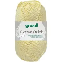 Gründl 50 Gramm Gründl Cotton Quick Uni Farbauswahl Häkelwolle