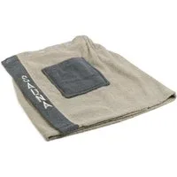 Gözze Kilt Sauna Kilt, ideal für Sauna & Spa, Kurzform, Walkfrottee, Knöpfe, Saunakilt für Herren, 100% Baumwolle, verstellbare Knöpfe, Bestickung