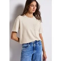 STREET ONE T-Shirt mit Brusttasche