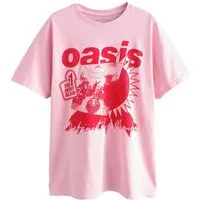 Next T-Shirt Offiziell lizenziertes Relaxed Fit T-Shirt, Oasis (1-tlg)