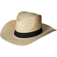 elasto Schirmmütze Strohhut 'Texas' Unisex Sonnenhut für Damen und Herren