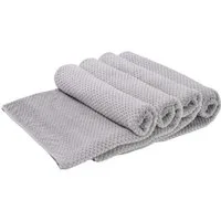 OTTO home Handtücher Parris, diverse Größen, ideal als Sporthandtuch, Reisehandtuch, Microfaser (4-St), sehr leicht, kompakt, schnelltrocknend, Mikrofaser, mit Waffelmuster