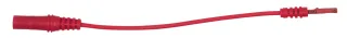 KS Tools 4,0 mm Eingangsbuchse mit Prüfadapterstecker flach rot - 150.0972