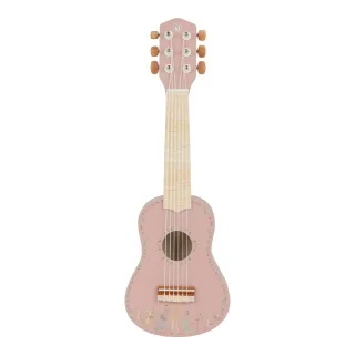 Little Dutch Holzgitarre Safari Friends rosa