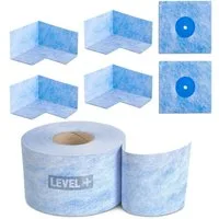 Level+ Fugendichtband Bandset Dusche Balkon Dichtband Dichtbahn Duschelement Ecken B15