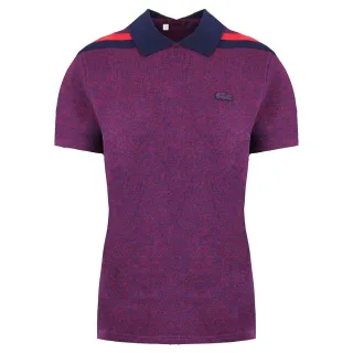 Lacoste Slim Fit Herren Polohemd Dunkellila