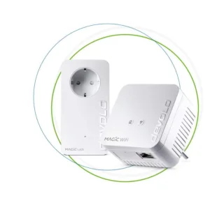 Devolo Magic 1 WiFi mini Starter Kit [Powerline-Adapter bis 1.200Mb/s] weiß