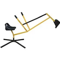 Play Fun Spielzeug-Aufsitzbagger Kinder-Spielbagger aus Metall, gefertigt aus langlebigem Metall