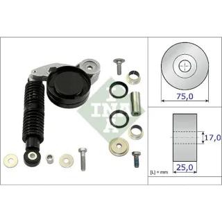 INA Spannarm f?r Keilrippenriemen Audi A4 A6 A8 Skoda Superb VW Passat