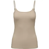 JDY T-Shirt JDYAVA SINGLET JRS NOOS, Humus