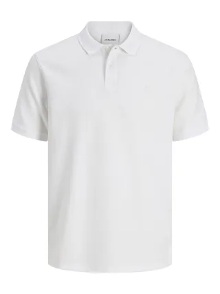 JACK&JONES - JJEAUSTIN POLO SS NOOS White - Gr. - XL