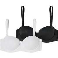 Schiesser Bügel-BH Bandeau mit Schale - Unique Micro (2-tlg) büstenhalter frauen girls
