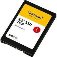 Intenso Interne 2.5" SSD 2TB, SATA III, bis 550 MB/s, 3D-NAND, Intenso TOP SSD-Festplatte 2,5", Beschleunigt PC & Laptop spürbar dank SLC-Cache und 3D-NAND-Technik