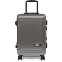 Eastpak Hartschalen-Trolley RESIST'R CASE S BRUSHED METAL mit 30 Jahren Garantie, 4 Rollen, Reisegepäck Handgepäck-Koffer TSA-Zahlenschloss