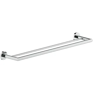 Bravat Varuna Badetuchstange 779510 doppelt, chrom, zum Kleben/Schrauben