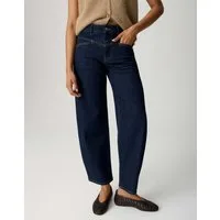 OPUS PANTS Relax-fit-Jeans Mari cosmo aus robustem Denim Mittlere Leibhöhe für angenehmen Sitz und modernen Komfort