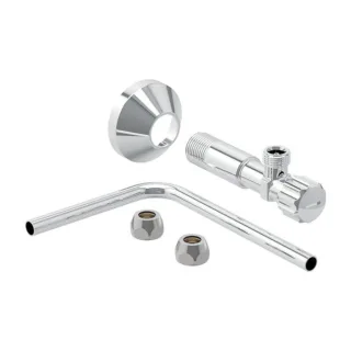 Geberit Wasseranschlussset seitlich 3/8" 243743211 hochglanz-verchromt