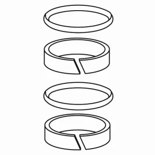KWC Gleitring/O-Ringset GASTRO, zu Schwenkauslauf 1/2",531149 531149