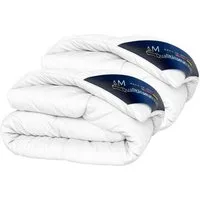 DormiGood Microfaserbettdecke 2er Set Weiche Premium Bettdecke, Ganzjahresdecke, Allergiker geeignet, 135x200 cm