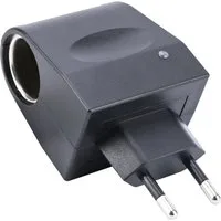 Casativo Spannungswandler 1000mA-Spannungswandler 230V auf 12V Gleichrichter Kfz-Steckdose-12W, (1 St., 1er-Set & 2er-Set), 230V zu 12V Kfz-Netzadapter für Geräte bis maximal 12 Watt / 1000mA