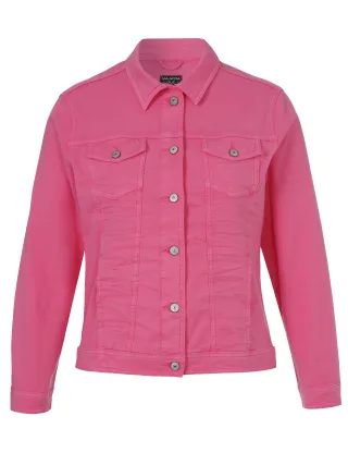 VIA APPIA DUE - Jacke Kragen 1/1 Arm Knöpfe pink - Gr. - 52