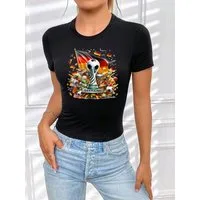 RMK T-Shirt Damen Shirt Top Trikot Fan Fußball Deutschland Germany EM WM 2024 aus Baumwolle