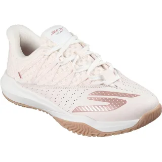 Skechers Viper Court Rally Leder Damen Sneaker in Hellrosa