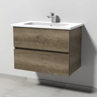Sanipa Solo One Euphoria Waschtisch-Set 780mm, Eiche-Nebraska PS02137