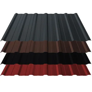 Trapezblech T18+ | Dach | 0,60 mm | Aluminium | 25 µm Stucco