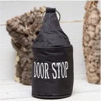 Antikas Wanddekoobjekt Türstopper, Türpuffer, Nylon, Schwarz, H 33,0 x B 12,5 cm