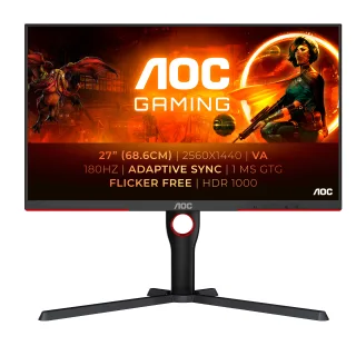 AOC Q27G3XMN/BK Gaming-Monitor 68.58cm (27") WQHD | q27g3xmn/bk | VA - 1ms
