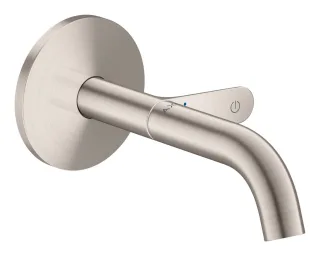 Hansgrohe Waschtischmischer AXOR One Unterputz Wandm. 160mm Select edelstahl optik, 48180800 48180800