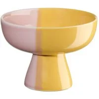 ASA SELECTION Schale Schale auf Fuß 11 cm Joy Passion Fruit Smoothie, Porzellan, Schale auf Fuß, Ø11cm, Porzellan, mehrfarbig