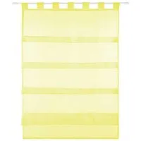Bestlivings Vorhang (1 St), Schlaufen, transparent, Microfaser, Küchengardine in "Raffoptik", Transparente Bistrogardine mit Schlaufen
