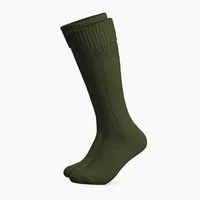 HerzSticht Trachtensocken Herren Lange Trachtensocken 1er Pack (Modell: Silberdistel) (1-Paar)