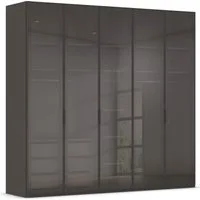 rauch Kleiderschrank Schrank Garderobe SKAT SHINE Breiten 151/201/251/301cm, Höhe 223/235cm (3 verschiedene Ausstattungen BASIC/CLASSIC/PREMIUM (inkl. SOFT-CLOSE) edle Schrankfront mit hochwertigen Glasrahmentüren MADE IN GERMANY