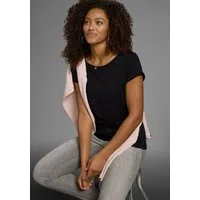 KangaROOS T-Shirt Kurzarm, figurbetonte Passform, aus Single Jersey